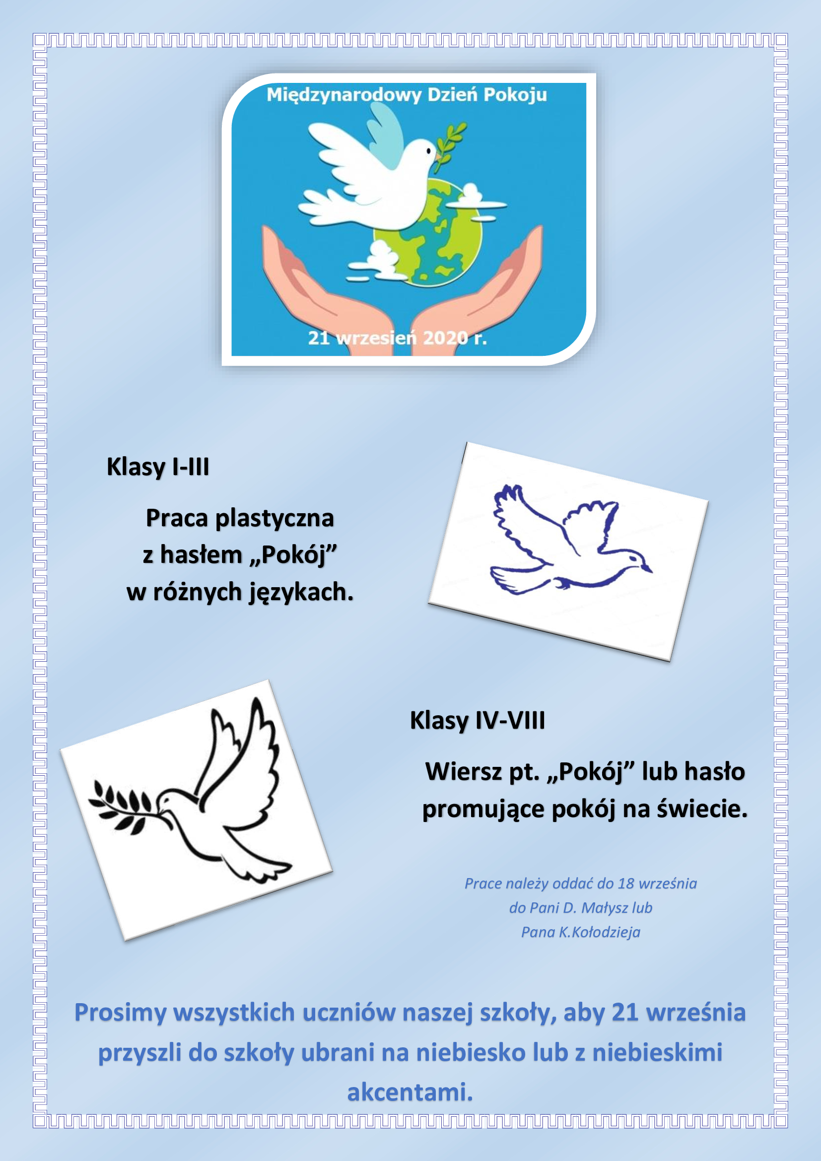 plakat wito pokoju 4